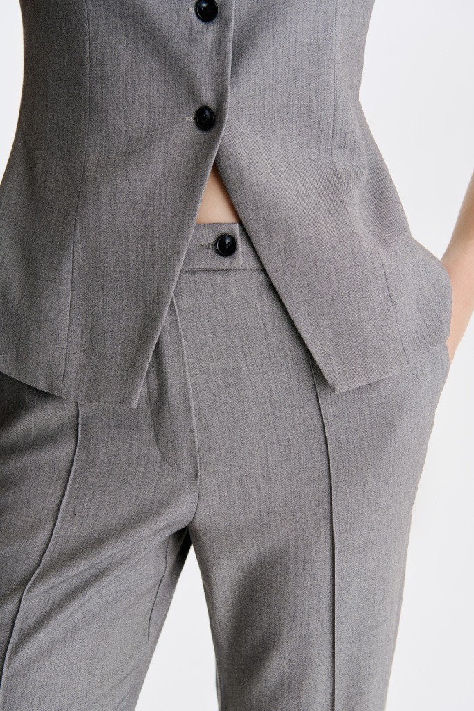 КЛАСИЧНІ ШТАНИ ПРЯМОГО СИЛУЕТУ 1123\12-7 зображення 3